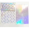 Pet Laser Void Film Hologram Label Sticker